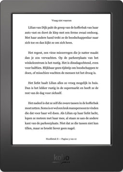 Kobo Aura H2O - E-reader - 6,8 inch e-ink - Waterbestendig - Zwart