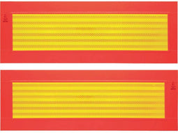 IWH ECE 70 097607 Reflectietape Oranje (fluorescerend), Geel reflecterend 1 stuk(s) (l x b) 565 mm x 195 mm