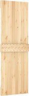 vidaXL - Schuifdeur - met - beslag - 70x210 - cm - massief - grenenhout