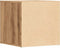 vidaXL - Opbergbox - met - lade - 40,5x40x40 - cm - bewerkt - hout - artisanaal - eiken