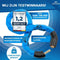 NEXTCOVER® Cijferslot Fietsslot - Ringslot - 5-cijferige cijfercode - Blauw
