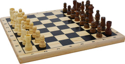 Schaak-Set Hout - Massief Hout - Veldmaat 31 mm - 29 x 29 x 1,8 cm