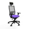 Bureaustoel met hoofdsteun Piqueras y Crespo 3D066N1 Lila
