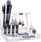 relaxdays make up organizer - acryl cosmeticahouder - cosmetica opslag - sieradenhouder doorzichtig