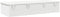vidaXL - Wandschap - met - lades - 100x37,5x19 - cm - bewerkt - hout - wit