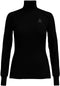 Odlo Bl Top Turtle Neck L/S Half Zip WARM - Dames Thermoshirt - Zwart - Maat XS