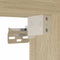 vidaXL - Wastafelkast - 90x38,5x45 - cm - spaanplaat - sonoma - eikenkleurig