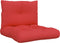 vidaXL - Palletkussens - 2 - st - stof - rood