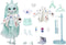 Rainbow High Shadow High S23 Fashion Doll - Zooey Electra (Groen) - Modepop