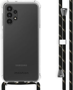 iMoshion Hoesje Geschikt voor Samsung Galaxy A13 (4G) Hoesje Met Koord - iMoshion Backcover met koord - Transparant