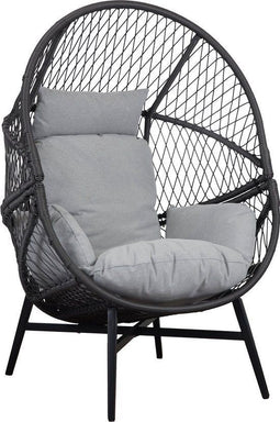 House Nordic Fauteuil Rosario - Fauteuil - Bohemian stijl - Zwart - 74x73x103cm