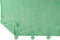 J-Line Plaid Pompom - fleece deken - polyester - felgroen - 170 x 130 cm - woonaccessoires