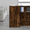vidaXL - Opbergkast - 50x45x103,5 - cm - bewerkt - hout - gerookt - eikenkleur