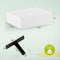 Woltu RG9498ws - Wandplank - Set van 3 - Zwevende Planken met Verborgen Houder - Wit (set van 3)