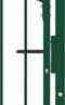 vidaXL - Poort - met - speerpunten - 100x150 - cm - staal - groen