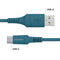 iMoshion Kabel - USB C naar USB A Kabel - 1 meter - Snellader & Datasynchronisatie - Oplaadkabel - Stevig gevlochten materiaal - Donkerblauw