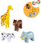 KLEIN 0065 - Magnetische dierenpuzzel - 4 grote dieren - Veelkleurig (16 stukjes)