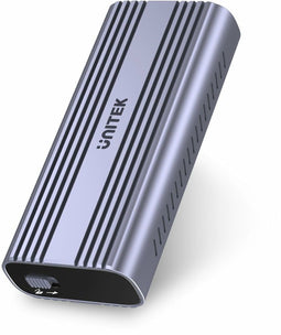 Unitek S1226A - Externe behuizing - M.2 42mm/60mm/80mm - USB 4 - Grijs