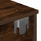 vidaXL - Wandschap - met - lades - 100x37,5x19 - cm - bewerkt - hout - gerookt - eiken