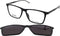 Hugo Boss Zonnebril 1151/cs Heren Cat.3 Rechthoekig Zwart/grijs
