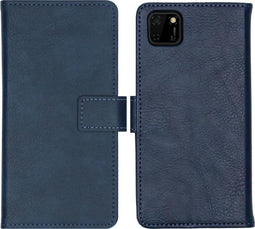 iMoshion Hoesje Geschikt voor Huawei Y5p Hoesje Met Pasjeshouder - iMoshion Luxe Bookcase - Donkerblauw