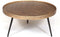 Ronde salontafel - bijzettafel antiek goud - salon tafel 75 cm
