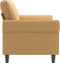 vidaXL - Tweezitsbank - 140 - cm - stof - bruin