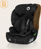 Lionelo Levi One i-Size - Autostoeltje Groep 0+ en 1 - Hoofdsteun Memory Foam - Versterkte zijbescherming - Zwart