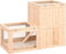 vidaXL - Hamsterkooi - 81x40x60 - cm - massief - vurenhout