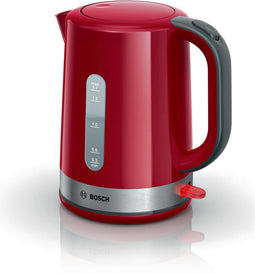 Bosch TWK6A514 - Waterkoker - 1,7l 2200W - Grijs Rood