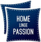 HOME LINGE PASSION - HP72117 - Hoeslaken 180 x 200 cm - 30 cm zak - Eendenblauw