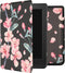 imoshion E-reader Hoesje - Geschikt voor Kobo Nia - Design Sleepcover Bookcase - Blossom Watercolor Black