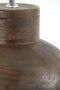 Light & Living Tafellamp Barumi - Mangohout - 55cm - Donkerbruin - excl. kap