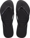 Havaianas Slim Glitter II - Dames Slippers - Glitter - Black/DARK Grey - Maat 43/44