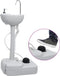 vidaXL - Campingtoilet - en - wasbak - draagbaar