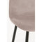 Mica Decorations Montelli Eetkamerstoel - Set van 4 - Velvet - Lichtpaars - 85 cm hoog (4 stuks)