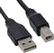 InLine 34535X - USB A naar USB B Kabel - 300 cm - Zwart
