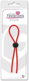 Dream Toys Cockring ALL TIME FAVORITES STRETCHY THIN LASSO Rood