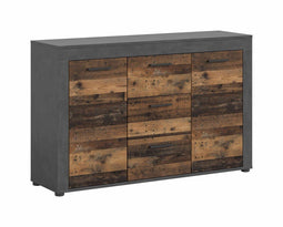 Furnilux Jam - Dressoir - Tijdloos ontwerp - Bruin - 35x80x125cm