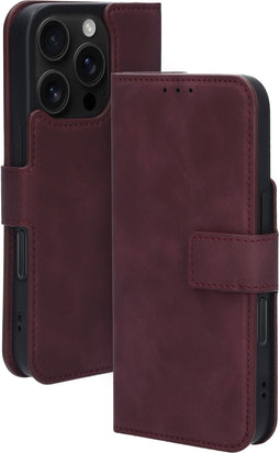 Mobiparts Classic Wallet Case - Apple iPhone 16 Pro - MagSafe compatible - Velvet Red