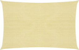 vidaXL - Zonnezeil - 160 - g/m² - 2x2,5 - m - HDPE - beige