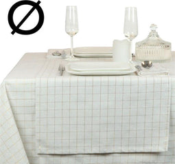 Unique Living | Tafelkleed Tyra 160Øcm white