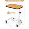Coast Bedtafel - Kantelbaar Tafelblad - Verstelbaar 73-93 cm - Natuurlijk/Wit