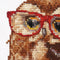 Thea Gouverneur - Borduurpakket met telpatroon - 745A - Voorgesorteerde DMC Garens - Owlways be Happy! - Aida - 31 cm x 30 cm - DIY Kit