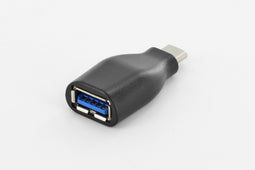 Assmann AK-300506-000-S - USB 3.2 Gen 1 Adapter - USB-C naar USB-A - Zwart