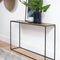 Atmooz - Wandtafel Console Damon - Rechthoek - Binnen - Meuble - Industrieel - Goud Brons en zwart - Hoogte 75cm - Metaal