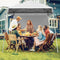 Coast Pop-up vouwpaviljoen 2 x 2 m - hoogteverstelbaar - waterdicht - met zijwand - wit