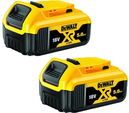 DeWalt DCB184P2-XJ - Accu Pack 18V - 5.0Ah Li-Ion - (2 stuks)