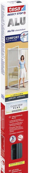 tesa ALU XL COMFORT - Vliegenhor voor deur - Eenvoudige montage - Antraciet