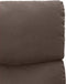 vidaXL Fauteuil verstelbaar stof taupe